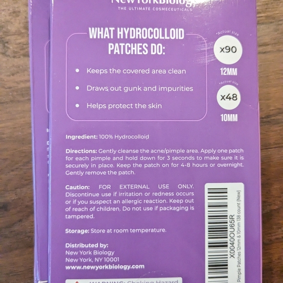 New York Biology Invisible Spot Patches - Picture 2 of 2